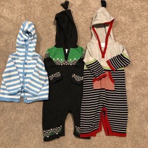 Hanna Andersson 6-12 month sweater bundle